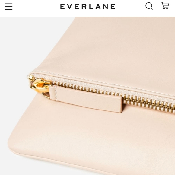 NWOT Everlane nude leather purse - Picture 4 of 5